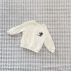 Grayson Mini Cream Tropical Sweater